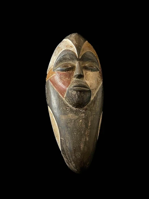 African faces mask Lengola tribe of DR Congo Lega mask primitive ori--6717 2