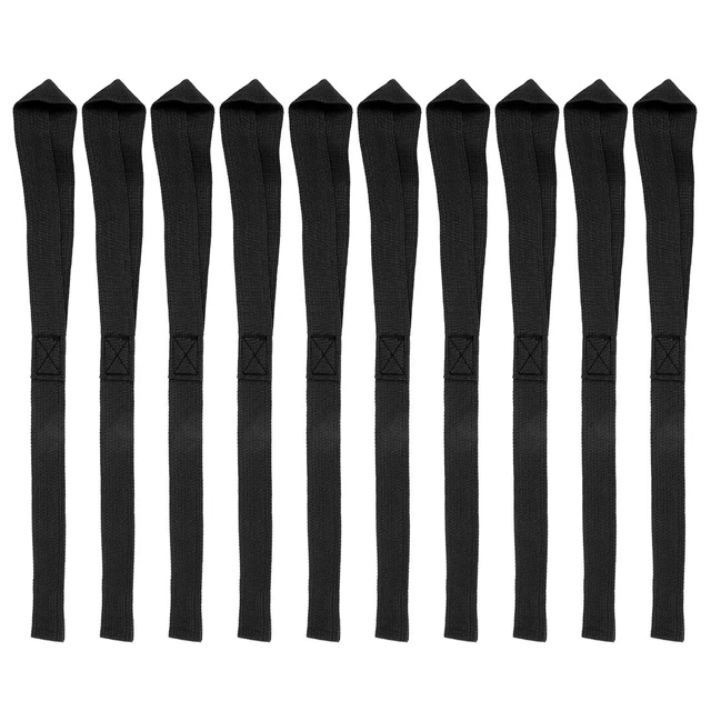 10Pz 15.94"X0.98" Cargo Cinta Cerchio Cinturino Per Motocicletta Nero