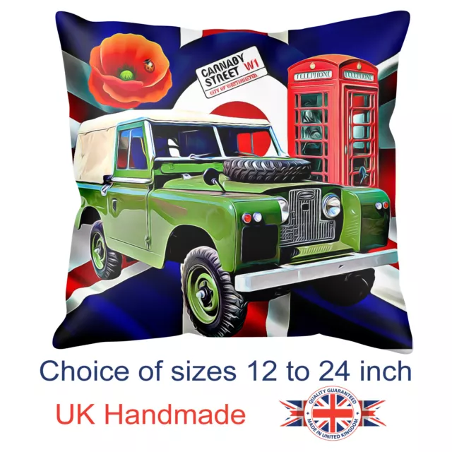 Car Art Design Landy Series 2 Cushion L-Rover Pillow Personalised Unofficial