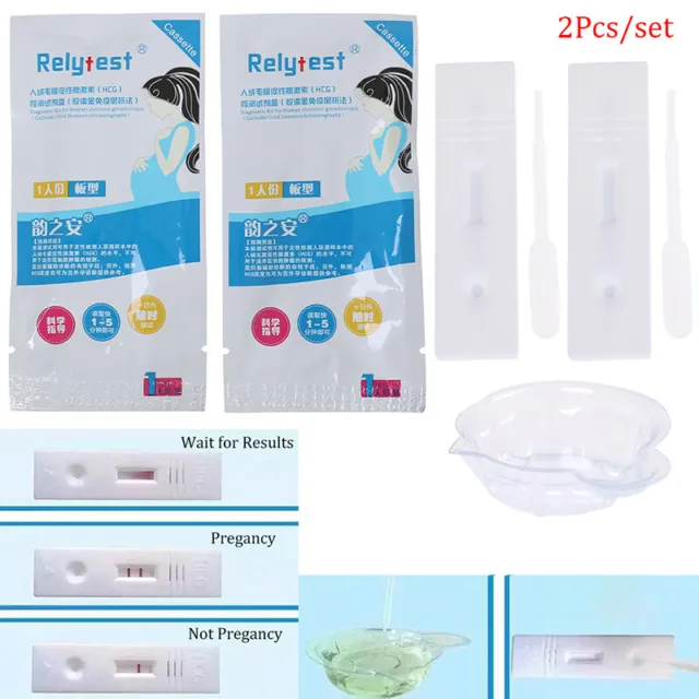 2x Early Pregnancy Test Strip Card Predictor Fertility Stick Automatica_AU ZR