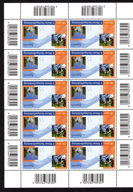 Österreich Kleinbogen aus  Jahr 2010 , Michel Nr.2876 postfrisch