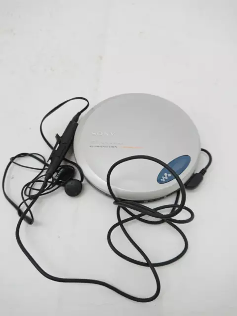 Vintage Sony CD Personal Portable Walkman D-EJ775 & Headphones Spares Repairs