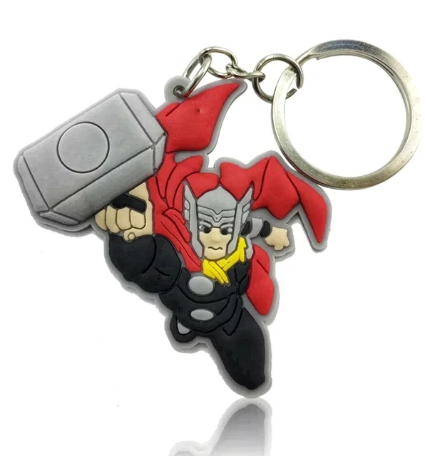 Thor Keychain - Avengers Zipper Pull - Bookbag Charm - Jacket Zipper Pull