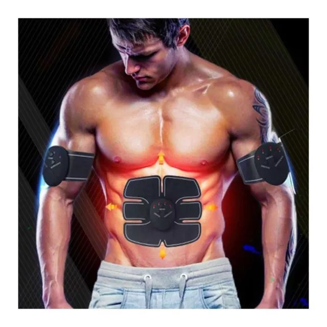 Elettrostimolatore Per Muscoli Addominali Braccia Gambe 3 X Ems Mobile Gym Body 2
