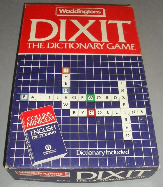 DIXIT DICTIONARY WORD Making Fun Family Classic Board Game Waddingtons