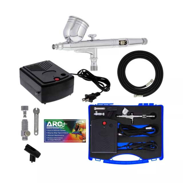 Master Airbrush Powerful Cordless Handheld Multipurpose Airbrushing System  Kit - 20 to 36 PSI, Rechargeable Professional Artist Set, How to Guide 