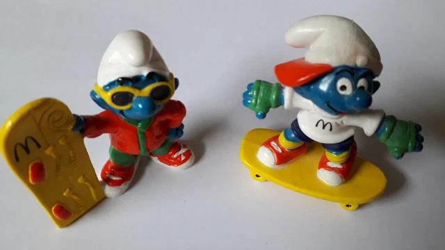 McDonalds Happy Meal Schlümpfe - Konvolut 2 Figuren von 1997 TOP unbespielt!