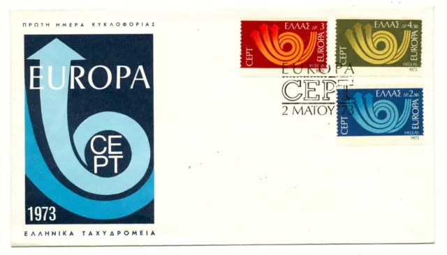 Greece 1973 FDC Europe CEPT Michel No. 1147-49