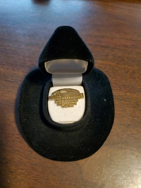 1966 - 2002 Houston Livestock Show & Rodeo In Astrodome Lapel Pin