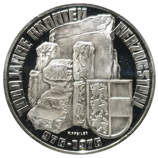 1976 Austria Osterreich Carinthia 100 Schilling Proof Silver MF100624