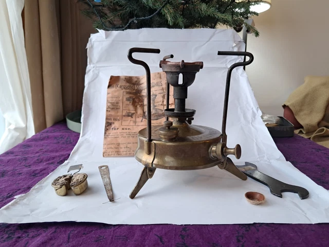 A gas stove, Primus 2396, 1970s with original cardboard box