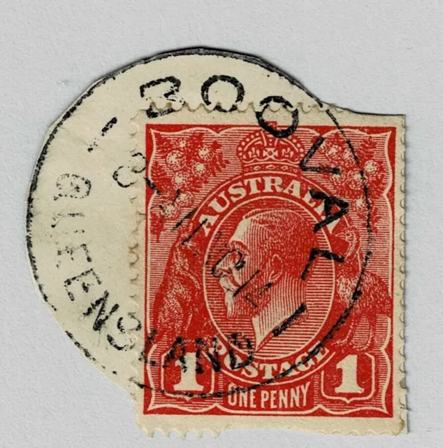Queensland - Australia Circular Postmark - Booval - Qld 216