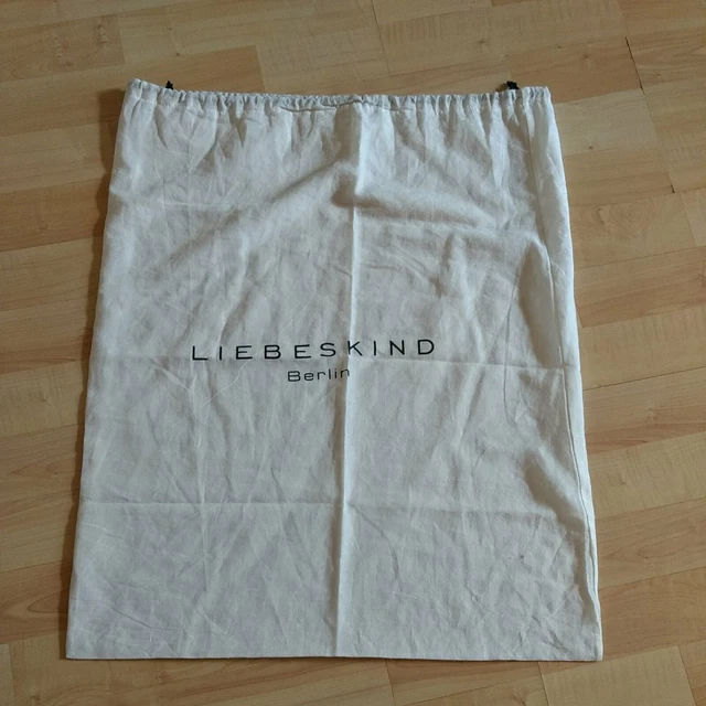 LIEBESKIND Berlin weißer XL Staubbeutel 46,5 x 59 cm Tasche/Schuhe TOP ZUSTAND