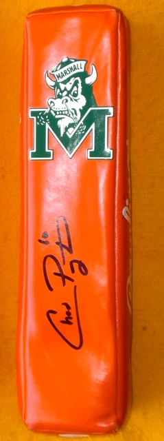 CHAD PENNINGTON SIGNED MARSHALL THUNDERING HERD RAWLINGS PYLON  J.S.A. Certified