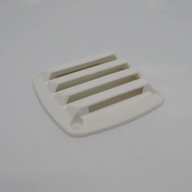 White Plastc Louvre Vent 90x90mm vent for caravan or RV