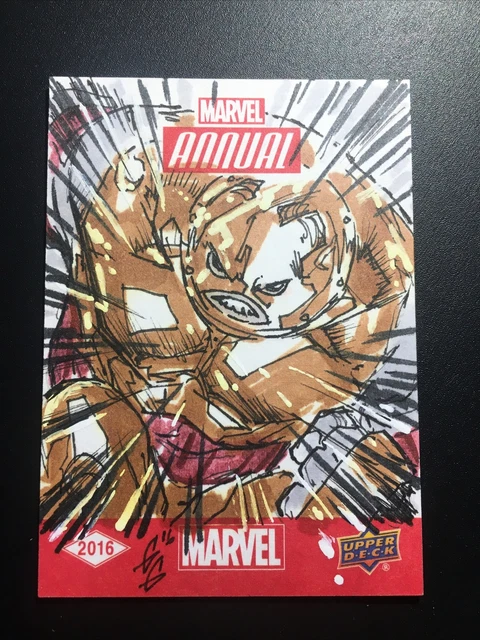 2016 Marvel Annual Juggernaut sketch Geoffrey Gwin