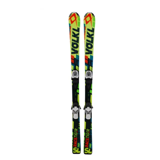 Gebrauchter Ski Junior Völkl Racetiger SL + Bindungen - Qualität B 120 cm