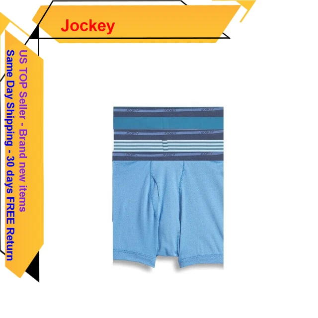 JOCKEY MEN'S CLASSIC Full-Rise Boxer Brief 3-Pack Size L $28.36 - PicClick