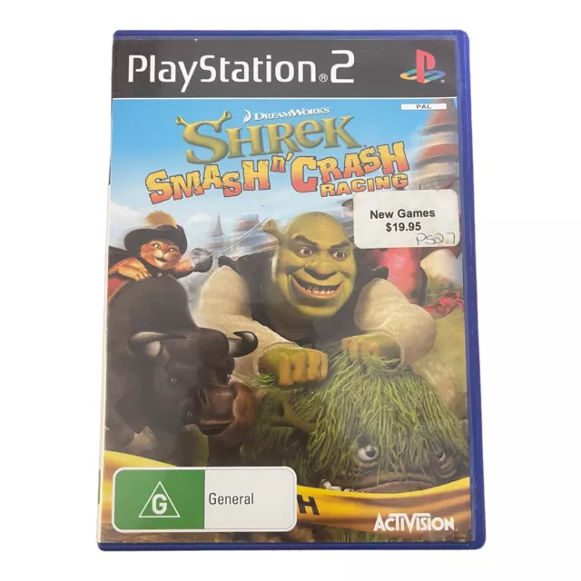  Shrek Smash 'N' Crash Racing - PlayStation 2 : Artist Not  Provided: Video Games