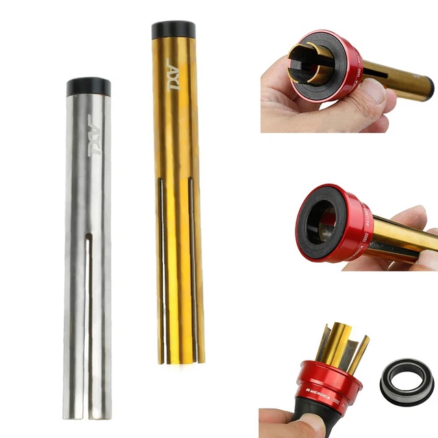 Outil de presse de roulement de vélo BB, poignée détachable casque de vélo professionnel BB support de pédalier outil de presse outils de réparation de Cycle, pour la plupart des longueurs de