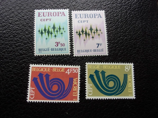 BELGIQUE - timbre yvert/tellier n° 1623 1624 1661 1662 n** MNH (CYN42) (A)