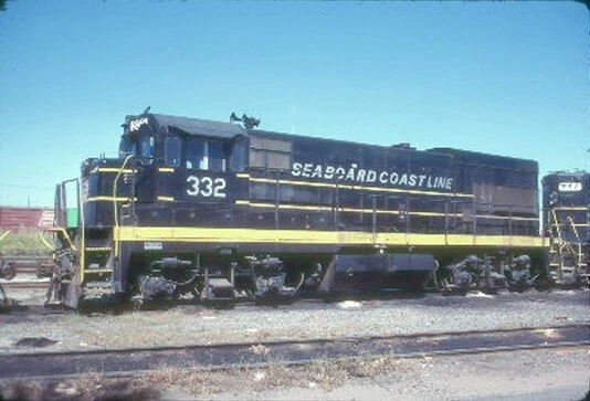 SCL 332 U18B (SEABOARD COAST LINE) --- Original Slide T5-7