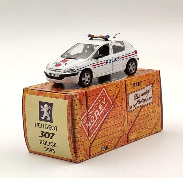 Norev 1/43 Peugeot 307 XS Radio France - Gris Métallisé - NEUF