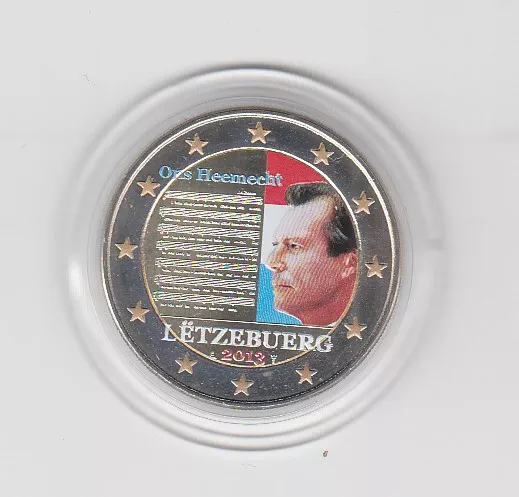 Luxembourg 2013 National Colored Coloured Coin