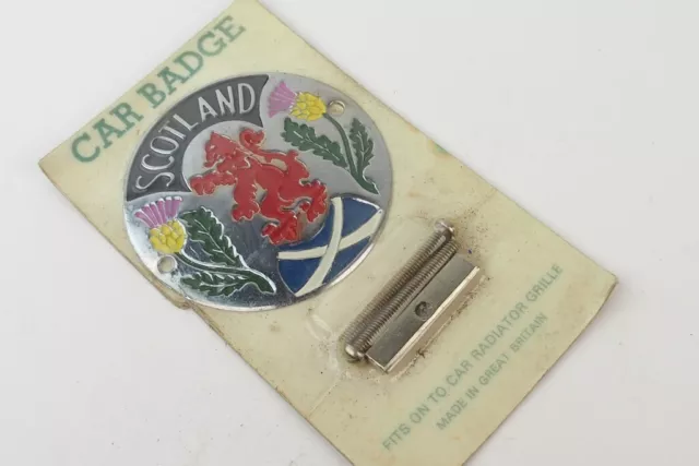 alte Auto Plakette - vintage car badge - Scotland