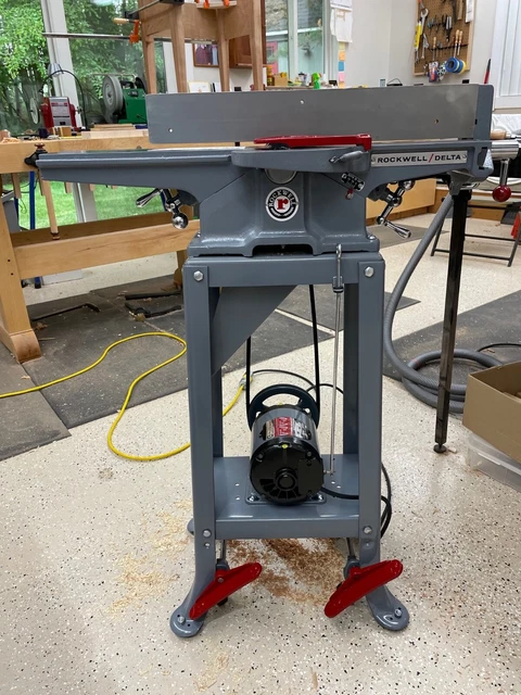Delta Rockwell 37-290 Jointer with Byrd SHELIX Cutter Head Completely Restored