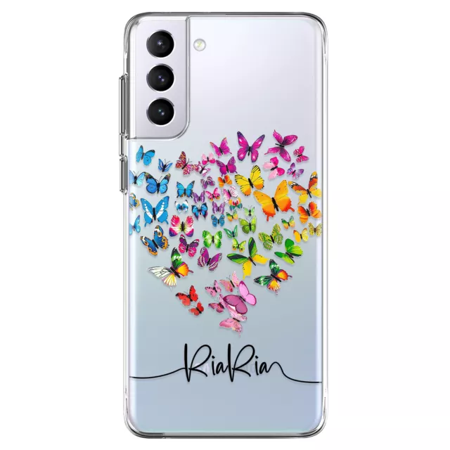 Pretty Personalised Phone Case Soft TPU Cover For Samsung Galaxy S23 S22 S24 S21