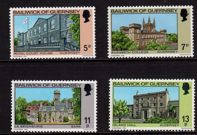 Guernsey SG 145/8 Christmas 1976 MNH combined postage offered