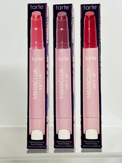 3 pc set Tarte Maracuja Juicy Lip Orchid, Grapefruit, and Coconut New Gloss