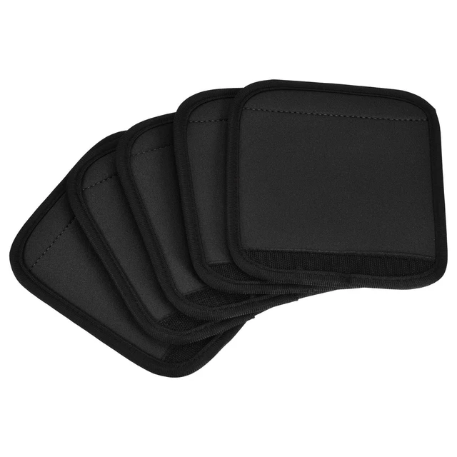 PATIKIL Bagaglio Maniglia Involucro, 2pz Irregolare Modello PU Borsa Impugnatura Copertura Protezione Identificatore con Chiusura per Valigia Shopping Borsa, Navy Blu PATIKIL Bagaglio Maniglia Involucro, 2pz Irregolare Modello PU Borsa Impugnatura Copertura Protezione Identificatore con Chiusura per Valigia Shopping Borsa, Navy Blu