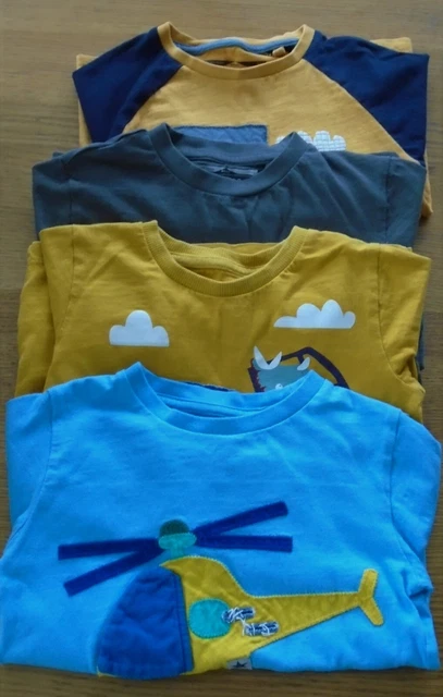 Magliette A Maniche Lunghe Multicolore Next Age 2/3 Anni Bambino 4X