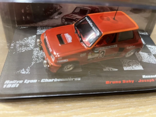 Modèle Réduit Renault 5 Turbo 1981 Rallye 1/43 - Hachette N°12, Joseph Sevelinge, Neuve