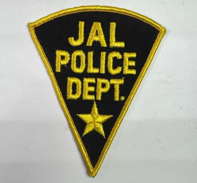 Jal Police New Mexico NM Patch P4