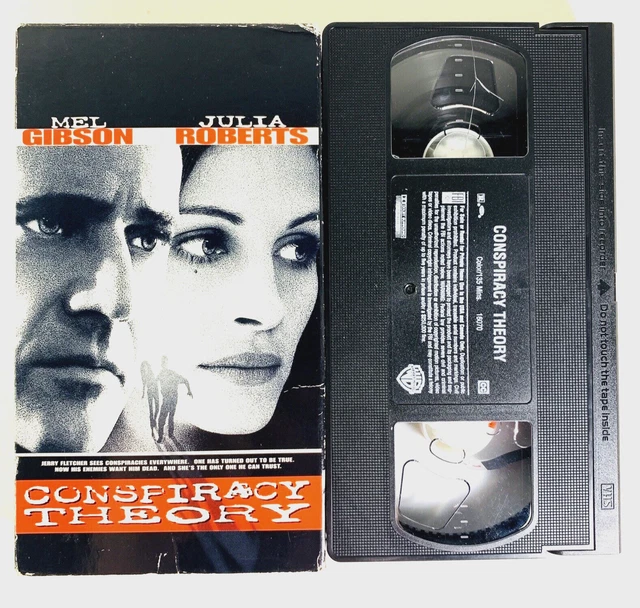 CONSPIRACY THEORY VHS Tape Movie Full Screen Edition Mel Gibson Julia