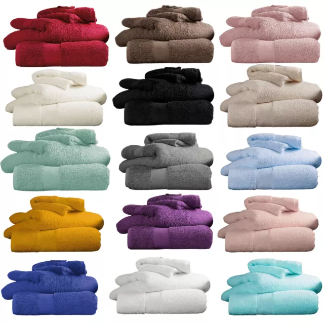 Luxury Miami 100% Egyptian Cotton Hand Bath Sheet Towels 650 GSM Soft Absorbent