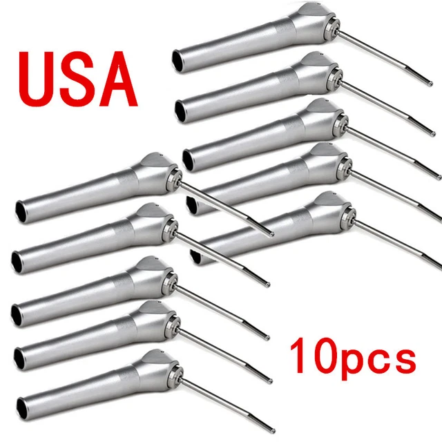 Denshine 10pcs Dental Air Water Spray Triple Syringe 3 Way Ivorie Handpie Tips
