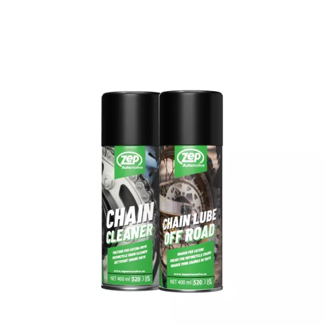 Kit Zep Off Road: Chain Cleaner - Chain Lube Off Road