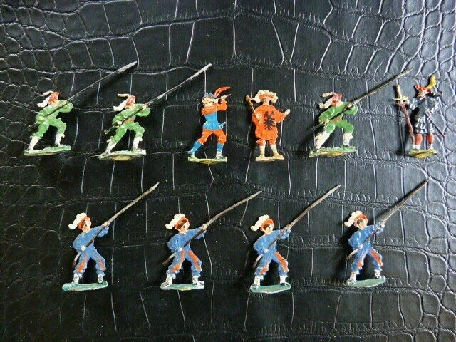Soldats Allemands Coloniaux - Zinnfiguren Heinrichsen - 44 Pièces - Étain 30mm - Occasion