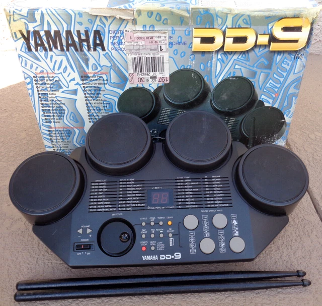 YAMAHA DD 9 DRUM Effects Machine Digital Percussion W Box Tested Works 66.00 PicClick