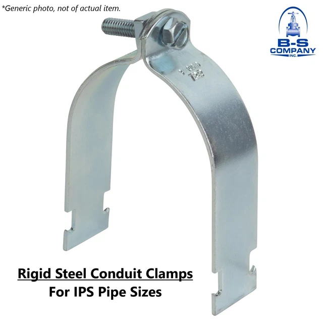 ANVIL PIPE STRUT Clamp 1100AS Galvanized 21/2" Rigid Steel Conduit