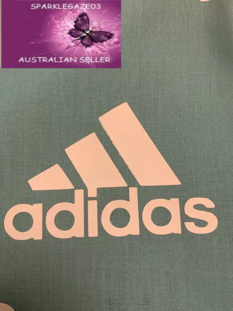 Brand New Adidas Logo Iron On Heat Transfer Vinyl Decal Sport