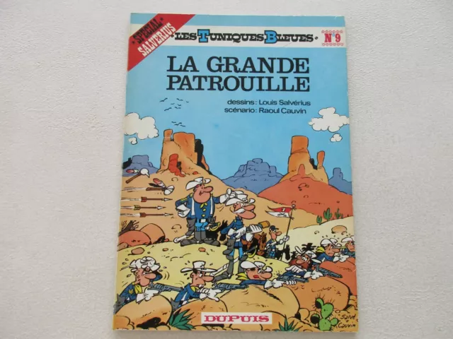 Tuniques Bleues T9 Be/Tbe La Grande Patrouille Edition Originale 1976 Refv8