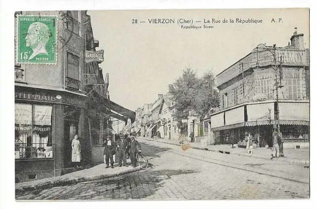 18  Vierzon  La Rue De La Republique