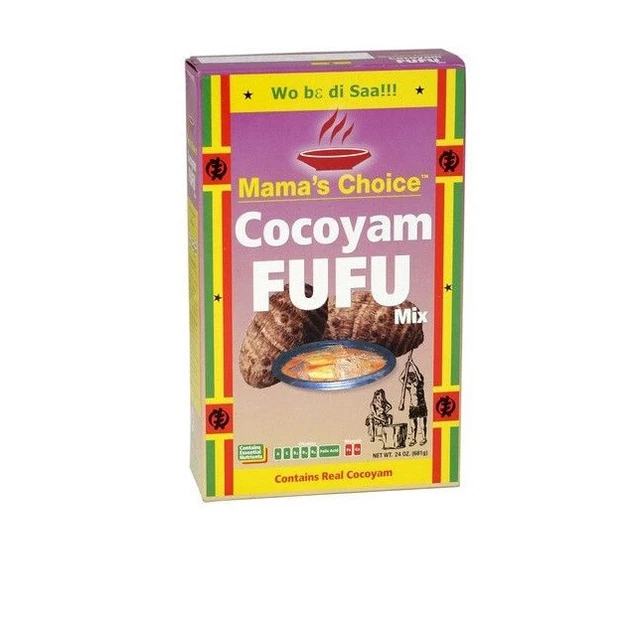 Fufu Mix Cocoyam 624 g specialità africana purè di patate porridge di patate ube