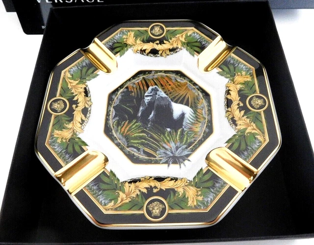 Rosenthal Versace Le Règne Animal BOB Gorilla  Ascher Aschenbecher 14 cm Neu Ovp
