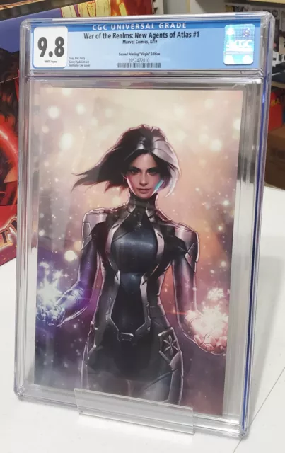 War of the Realms NEW AGENTS OF ATLAS #1 CGC 9.8 2ND print VIRGIN JEEHYUNG LEE